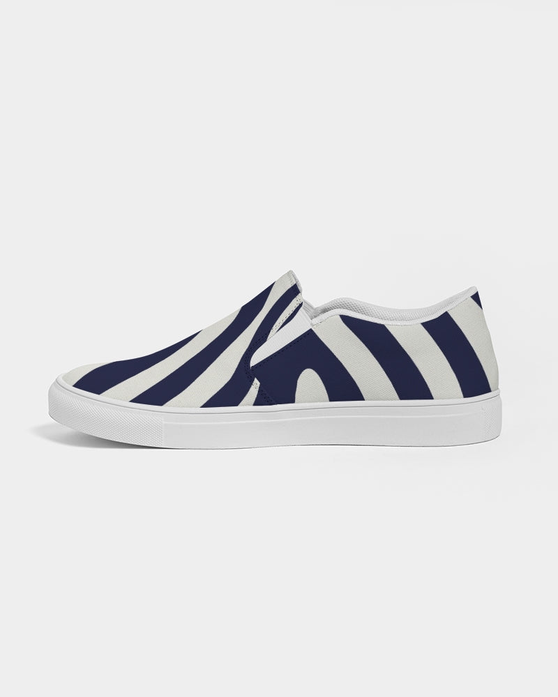 Abstract Zebra  Slip-On Canvas Shoe