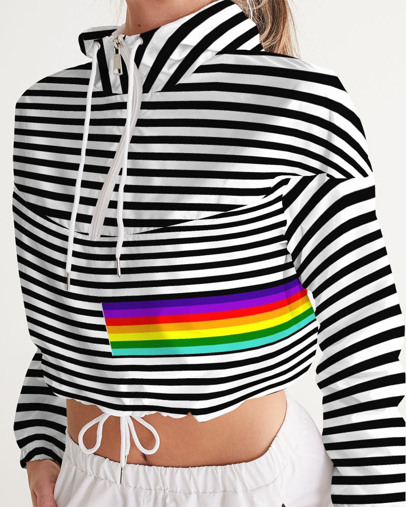 Pop Art  Cropped Windbreaker