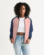 Pattern On pink Women's Bomber Jacket