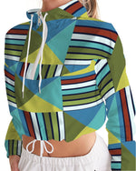 Squares Women's Cropped Windbreaker