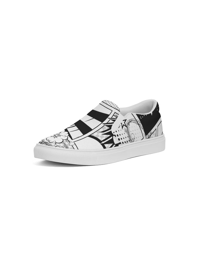 pop Art Comic-On Canvas Shoe