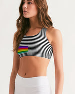 Pop Art Catch Sports Bra