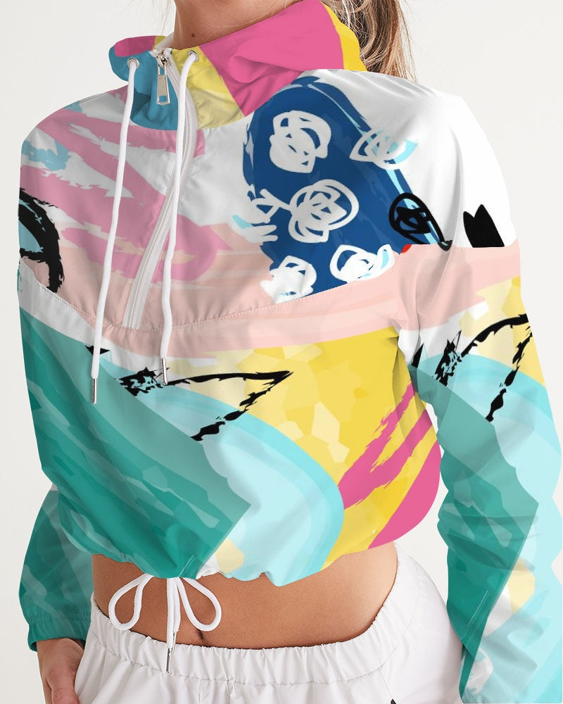 Abstract In The Bushes Windbreaker