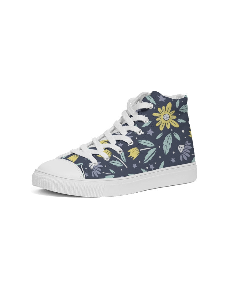 Summer Daisy High top Canvas Shoe