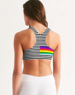 Pop Art Catch Sports Bra