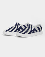 Abstract Zebra  Slip-On Canvas Shoe