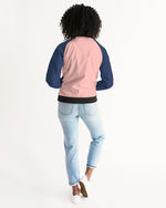 Pattern On pink Women's Bomber Jacket