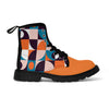 Women's Canvas Boots vintage print