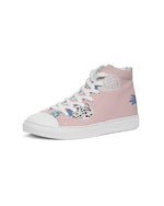 Summer Pineapples  High top Canvas Shoe